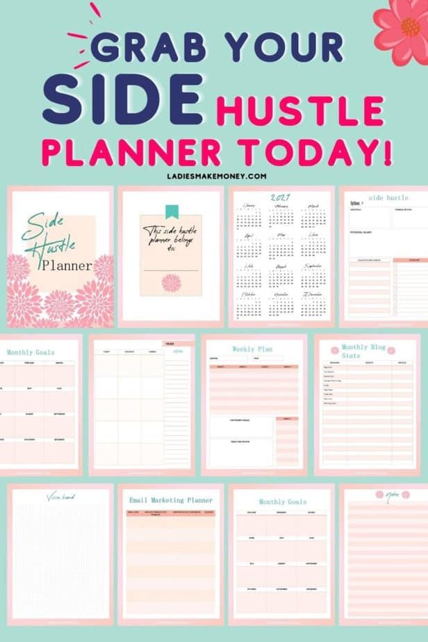 The Best Side Hustle Planner For Those Wanting To Make Money Online